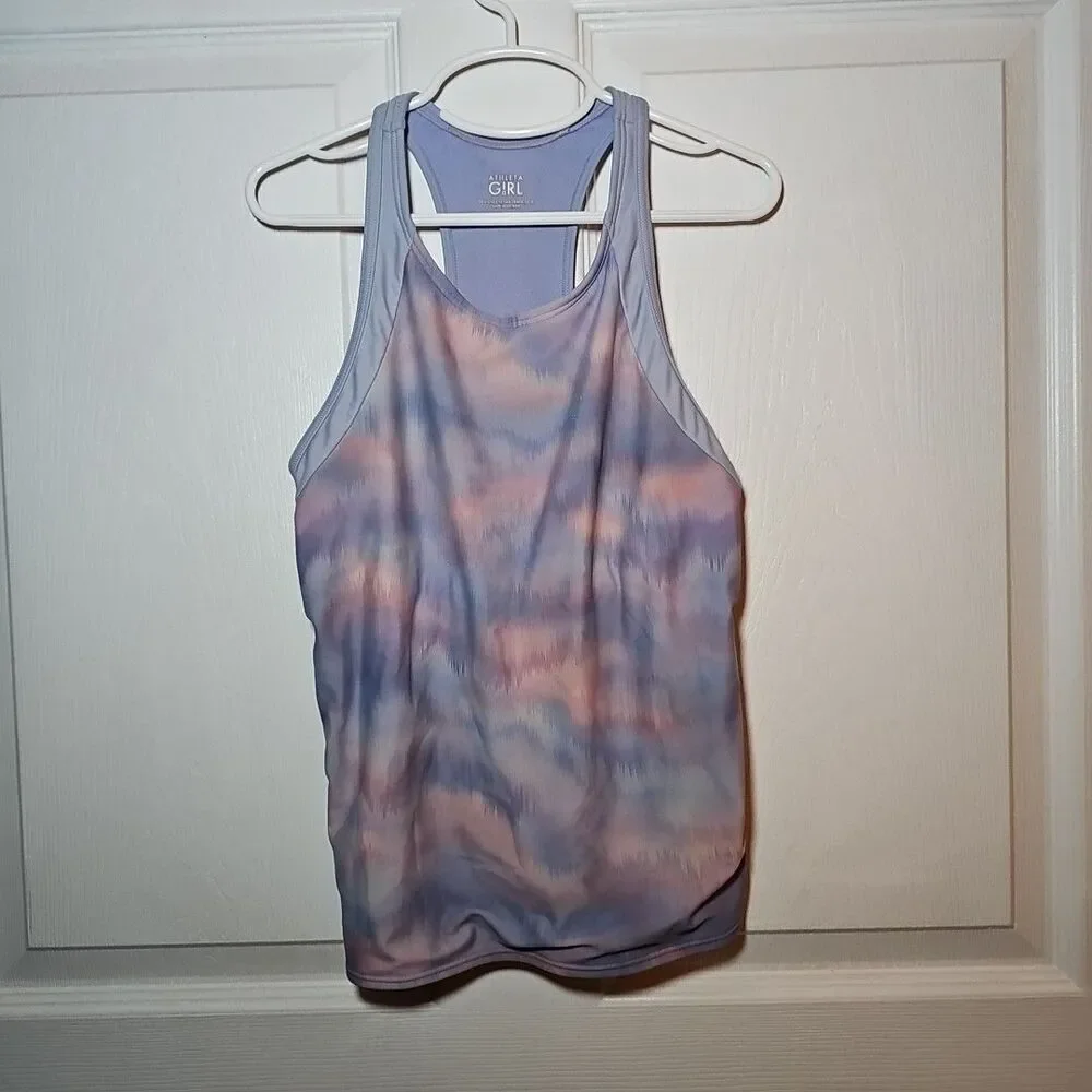 Athleta Girl Racerback Purple Athletic Tank XL14